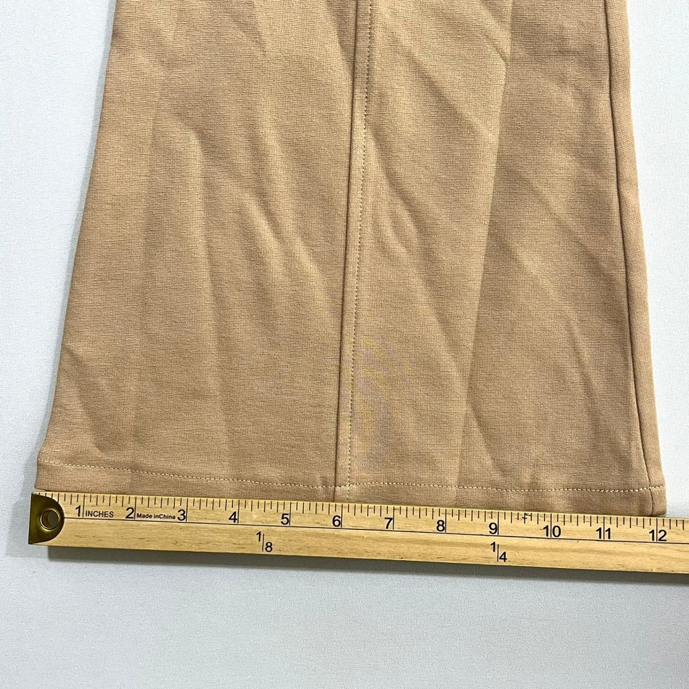 Dear Scarlett NWT Magic Flare‎ Pants Women's 1X Tan Beige Tummy Control Pull On - Picture 10 of 16